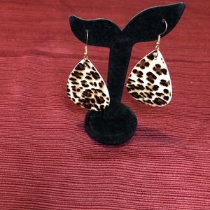 NEW Leopard Print Earrings
